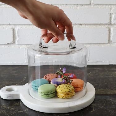 Cloche with Marble Base