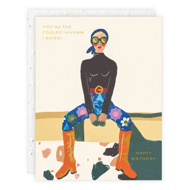 You're The Coolest Human Card