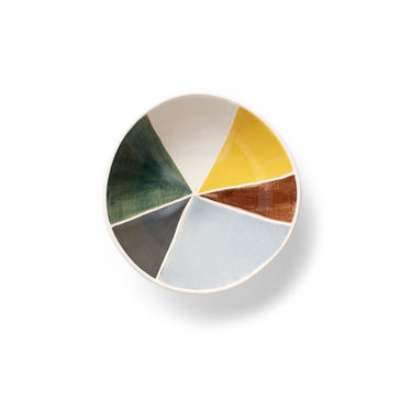 Color Wheel Pinch Bowl