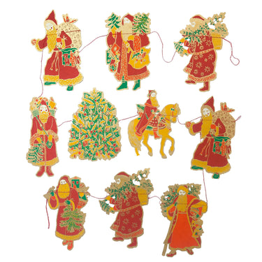 Handmade Saint Nicholas Sewn Garland