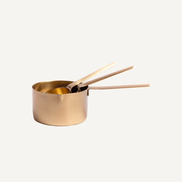 Brass Measuring Cup Set of 3