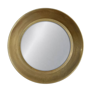 Textured Round Mirror