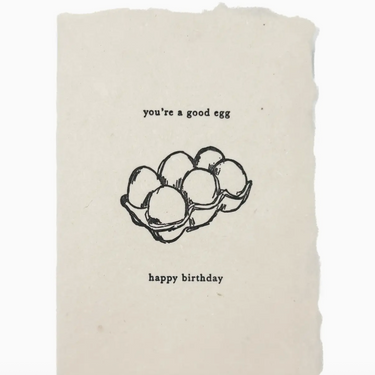 You're a Good Egg Birthday Card