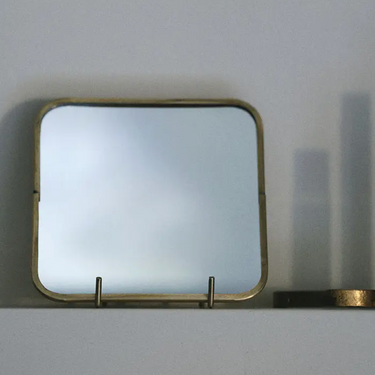 Brass Desk Mirror