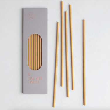 Long Stem Candles (Box of 12)