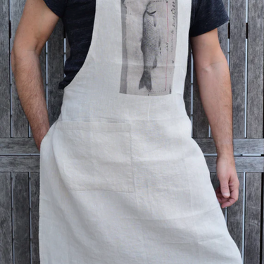 The Fish Linen Apron