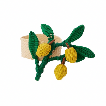 Lemon Branch Napkin Ring