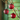 Christmas Red Glass Etched 4" Ball Ornament, Set of 3 Assorted