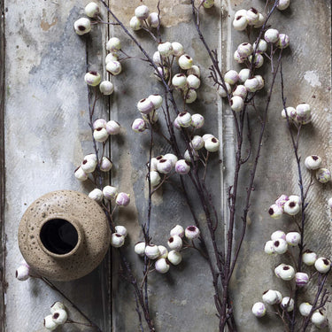 Faux Berry Hawthorn Stem