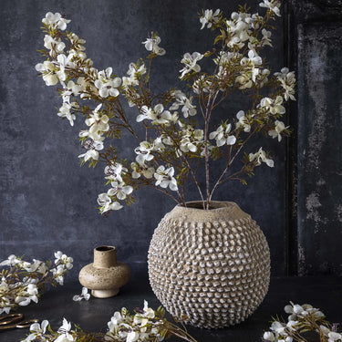 Faux Prunus Blossom Stem