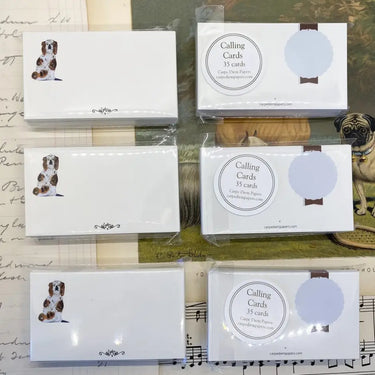Staffordshire Dog Calling Cards