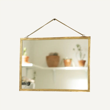 Gold Brass Mirror