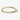 Color Block Stretch Bracelet Cream/Gold